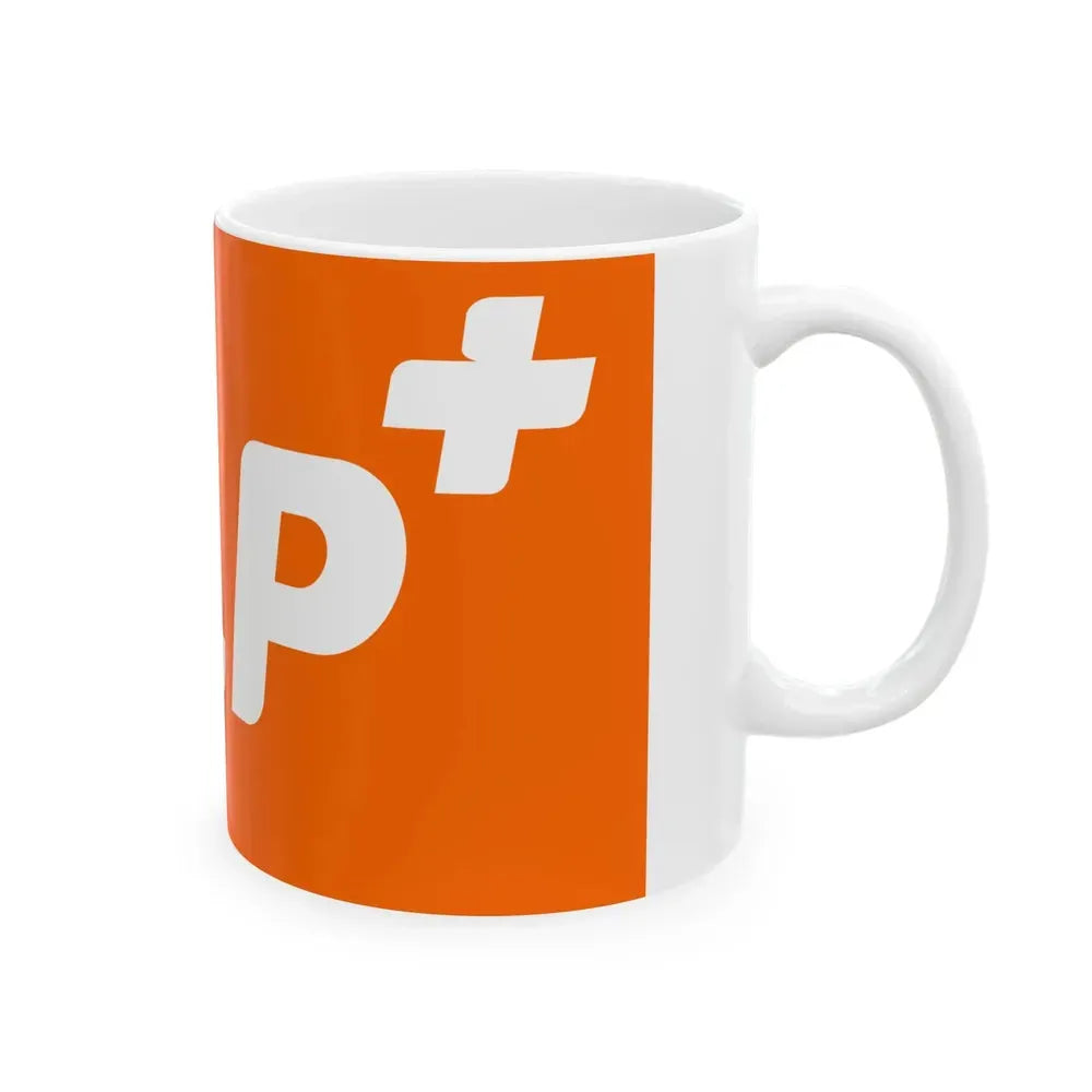 Bandera Partido Liberal Progresista Plus Costa Rica (Costa Rica) White Coffee Mug - Go Mug Yourself