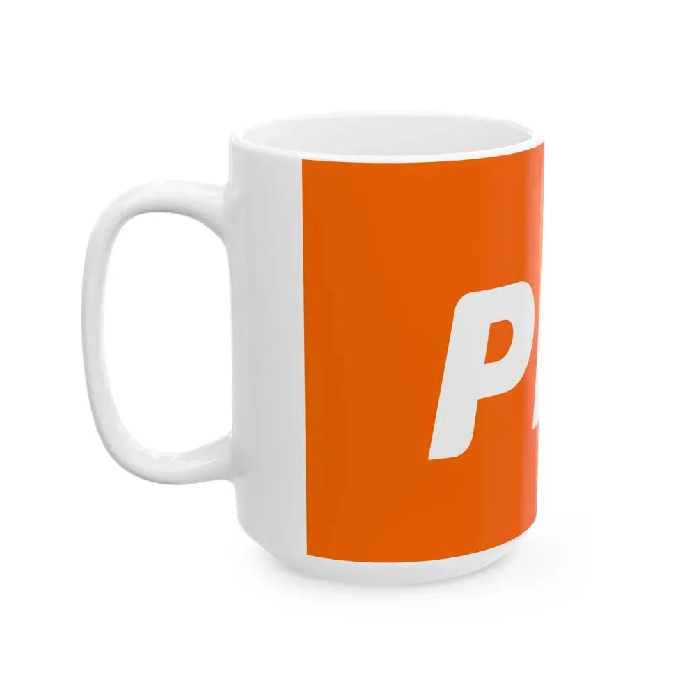 Bandera Partido Liberal Progresista Plus Costa Rica (Costa Rica) White Coffee Mug - Go Mug Yourself
