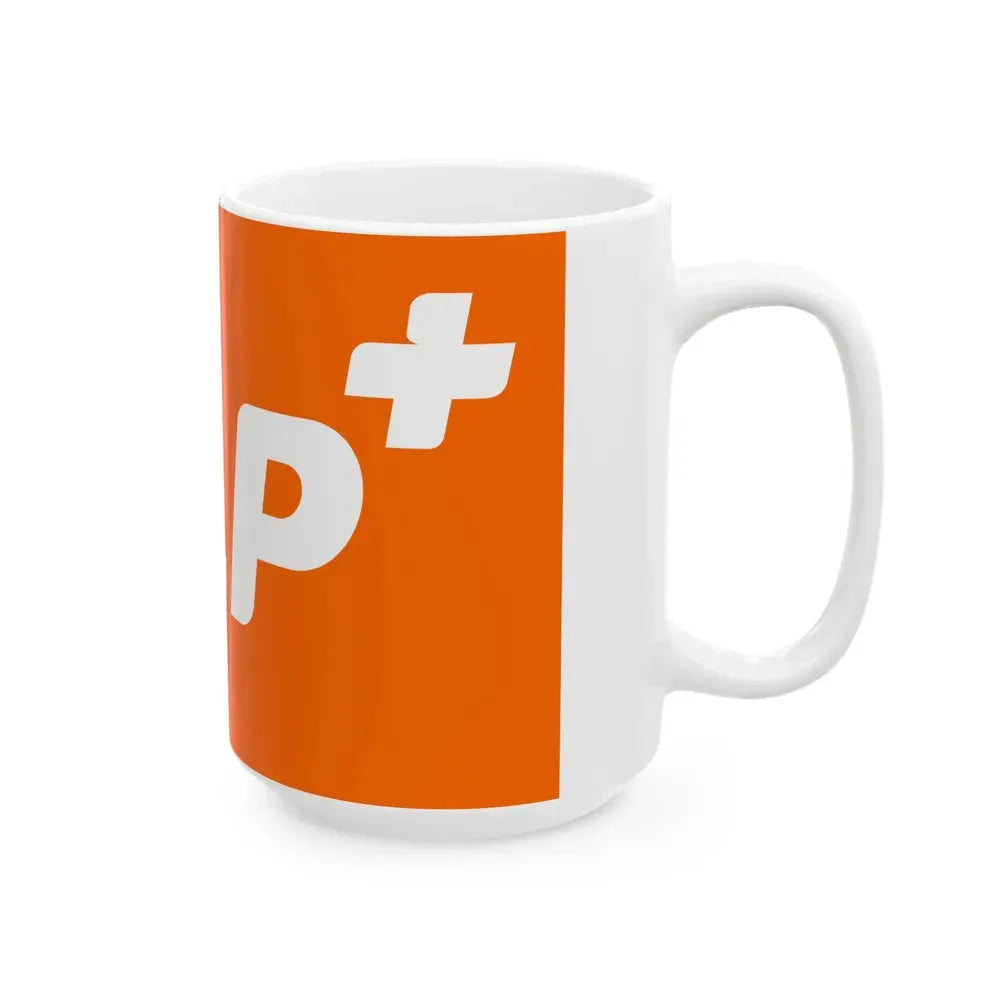 Bandera Partido Liberal Progresista Plus Costa Rica (Costa Rica) White Coffee Mug - Go Mug Yourself