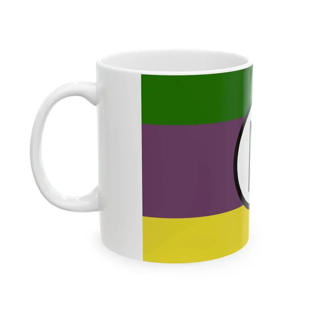 Bandera Partido Nacional Independiente 1974-1994 Costa Rica (Costa Rica) White Coffee Mug - Go Mug Yourself