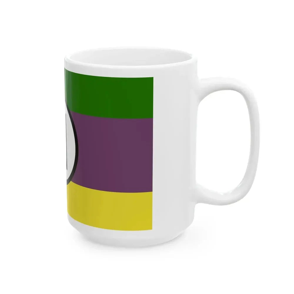 Bandera Partido Nacional Independiente 1974-1994 Costa Rica (Costa Rica) White Coffee Mug - Go Mug Yourself