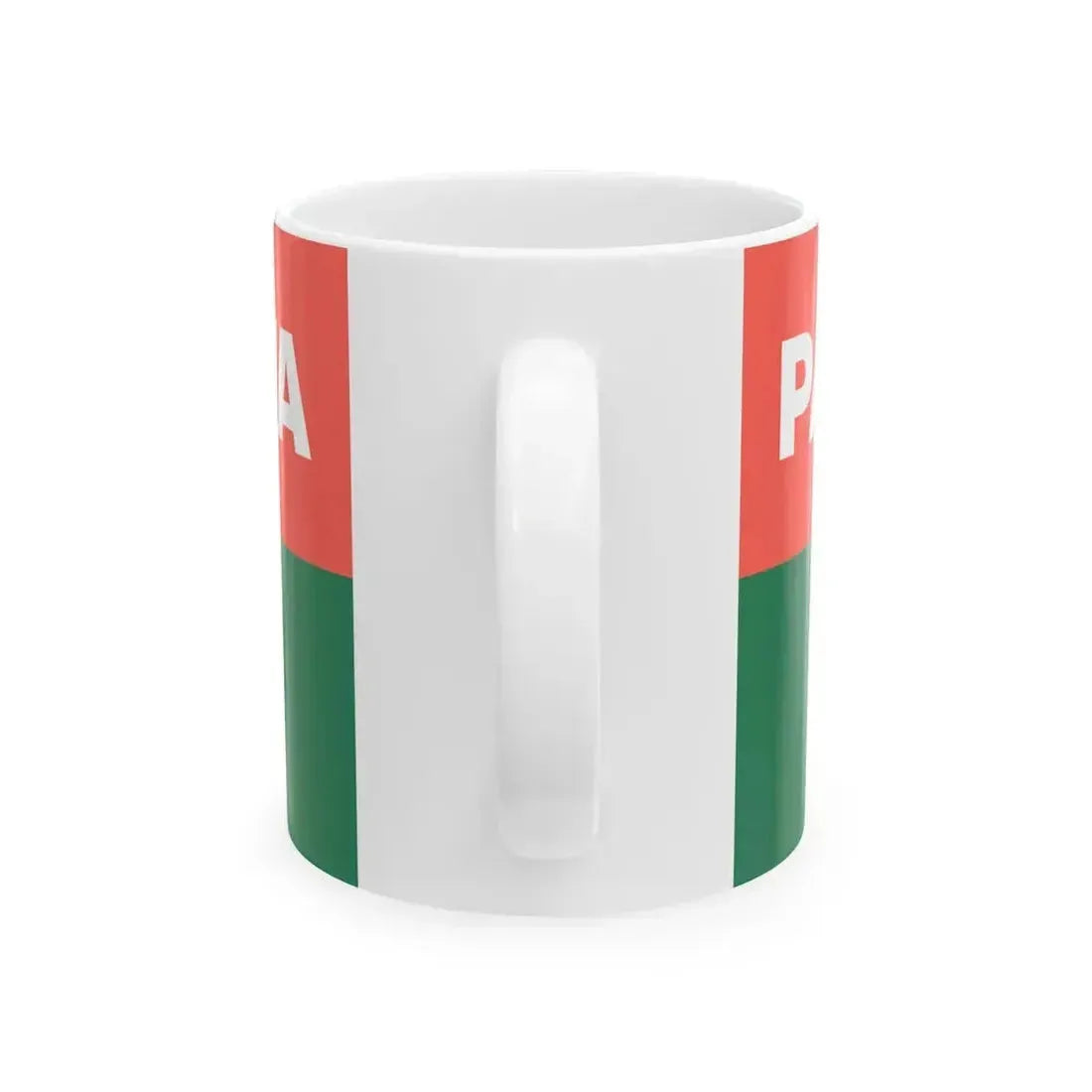 Bandera Partido Patria Nueva Costa Rica (Costa Rica) White Coffee Mug - Go Mug Yourself