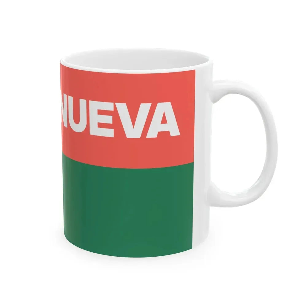 Bandera Partido Patria Nueva Costa Rica (Costa Rica) White Coffee Mug - Go Mug Yourself