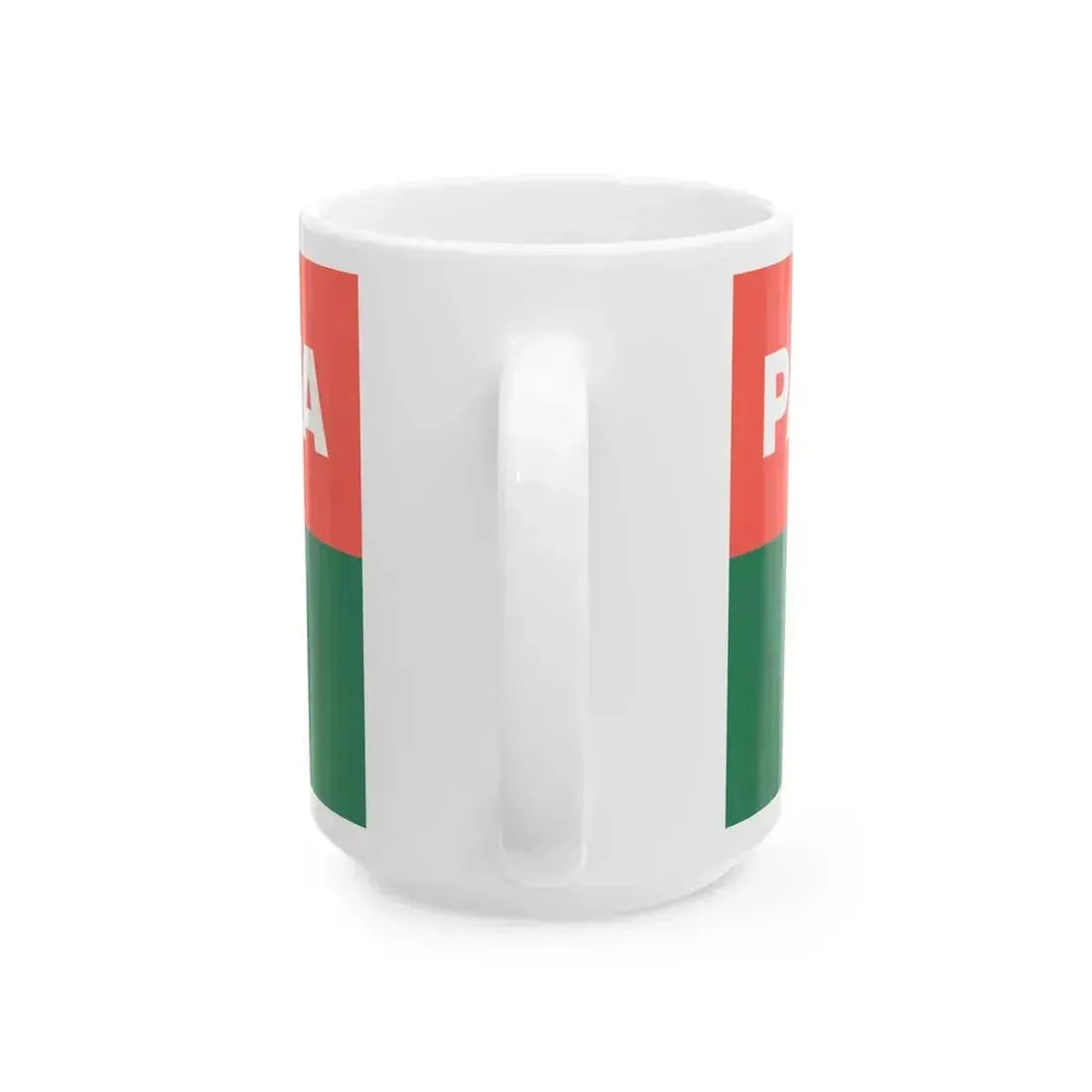 Bandera Partido Patria Nueva Costa Rica (Costa Rica) White Coffee Mug - Go Mug Yourself