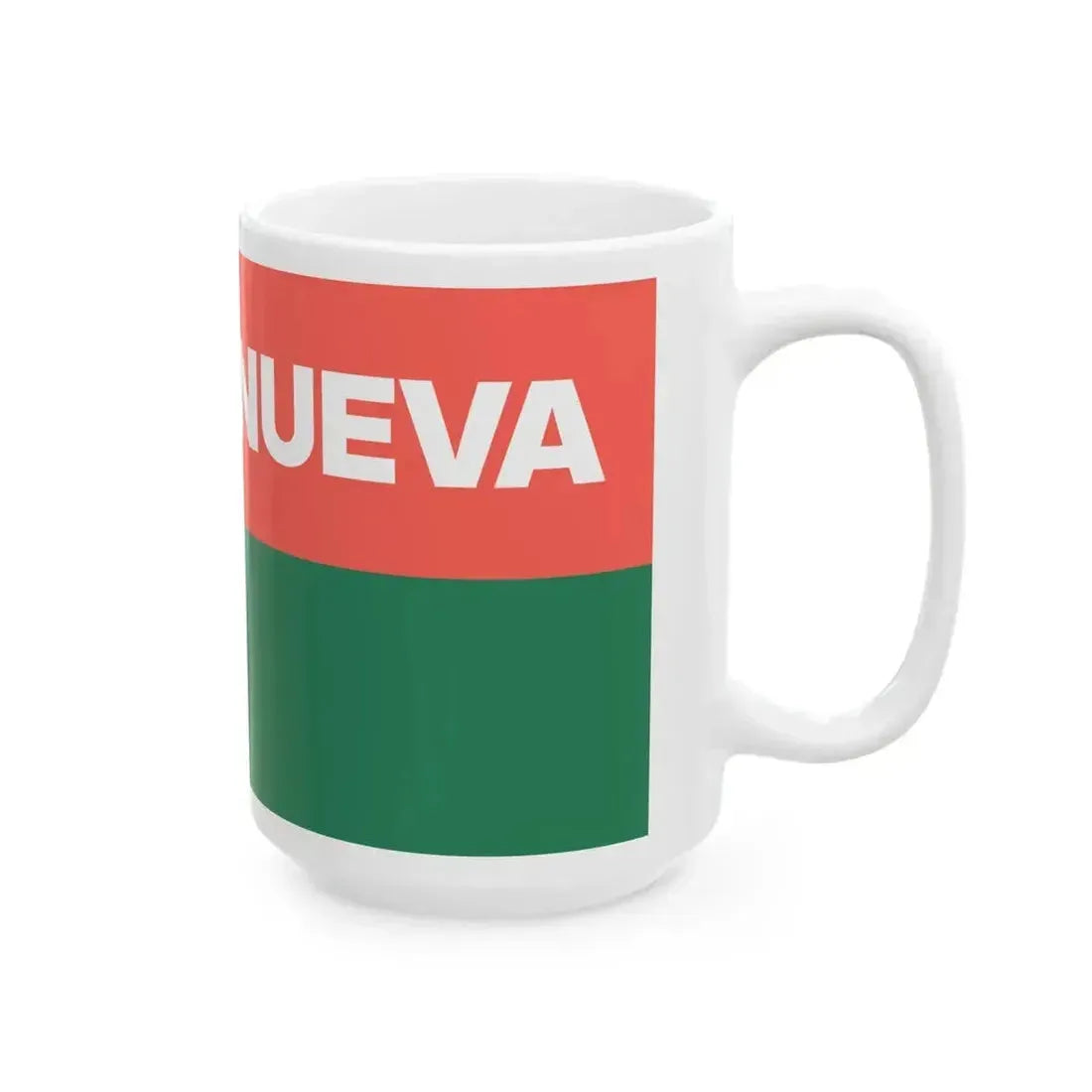 Bandera Partido Patria Nueva Costa Rica (Costa Rica) White Coffee Mug - Go Mug Yourself