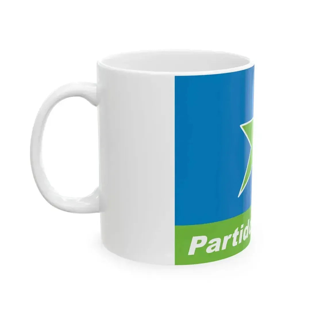 Bandera Partido Popular (Panama) White Coffee Mug - Go Mug Yourself