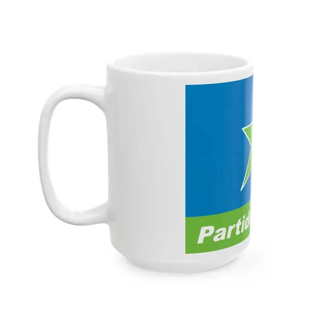 Bandera Partido Popular (Panama) White Coffee Mug - Go Mug Yourself