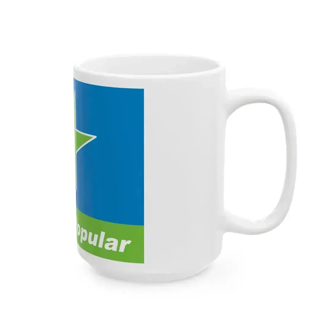 Bandera Partido Popular (Panama) White Coffee Mug - Go Mug Yourself