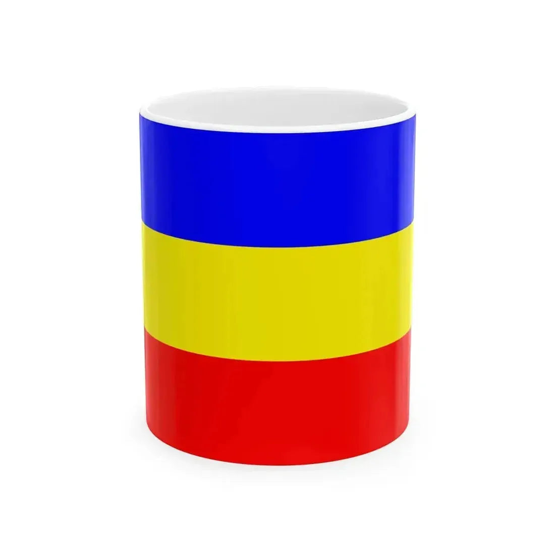 Bandera Partido Republicano Nacional 1932-1952 Costa Rica (Costa Rica) White Coffee Mug 11oz - Go Mug Yourself