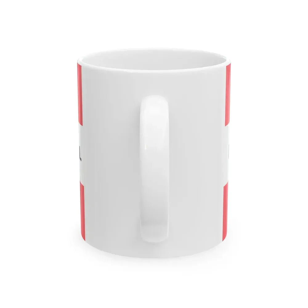 Bandera Partido Rescate Nacional Costa Rica (Costa Rica) White Coffee Mug - Go Mug Yourself