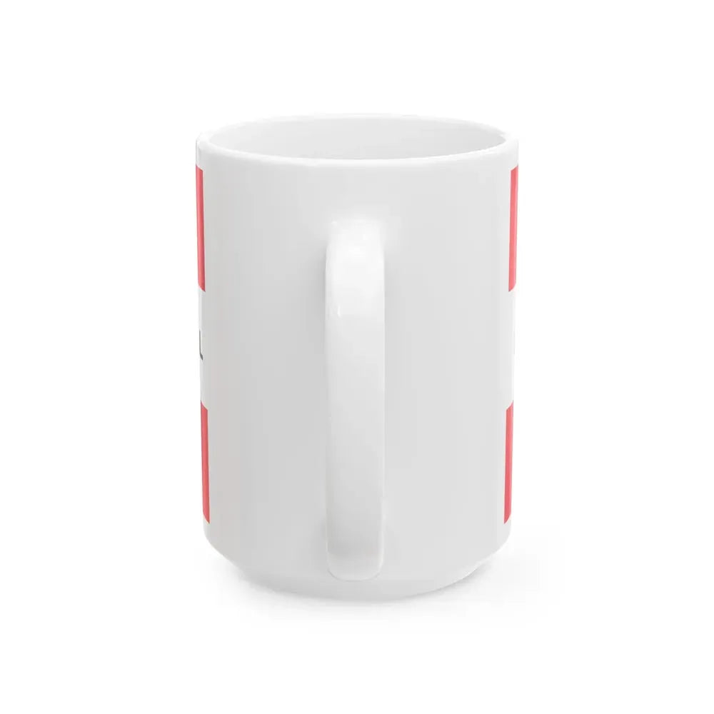 Bandera Partido Rescate Nacional Costa Rica (Costa Rica) White Coffee Mug - Go Mug Yourself