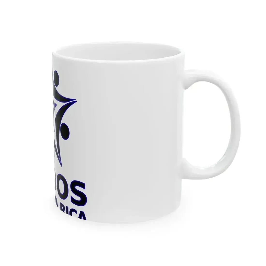 Bandera Partido Unidos por Costa Rica (Costa Rica) White Coffee Mug - Go Mug Yourself