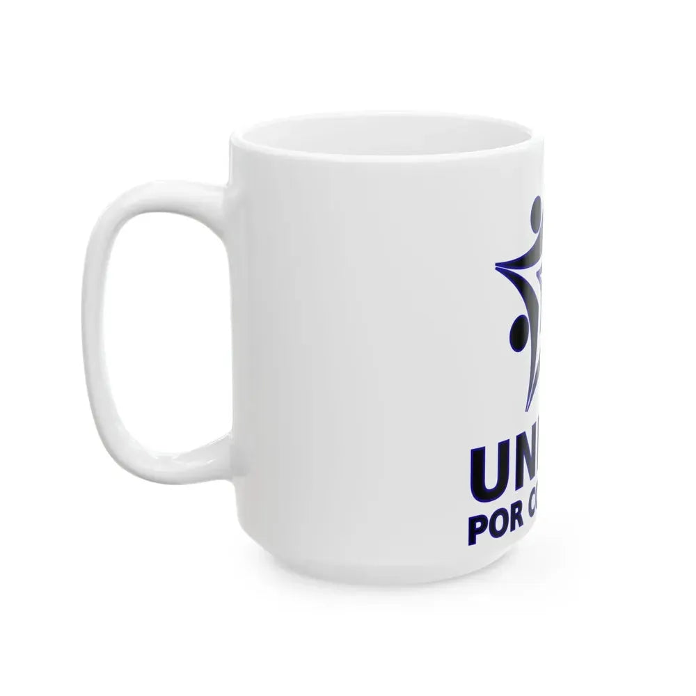 Bandera Partido Unidos por Costa Rica (Costa Rica) White Coffee Mug - Go Mug Yourself