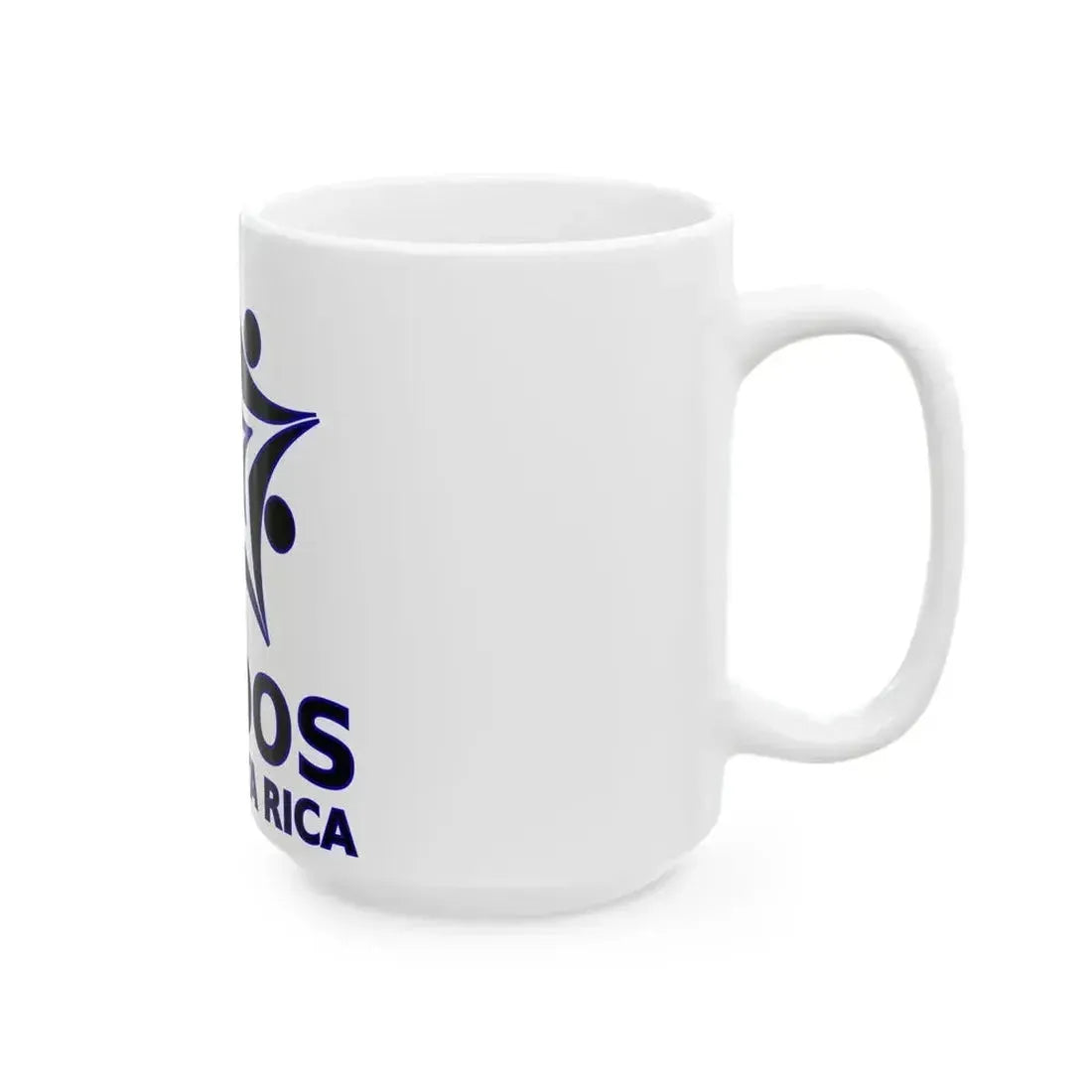 Bandera Partido Unidos por Costa Rica (Costa Rica) White Coffee Mug - Go Mug Yourself