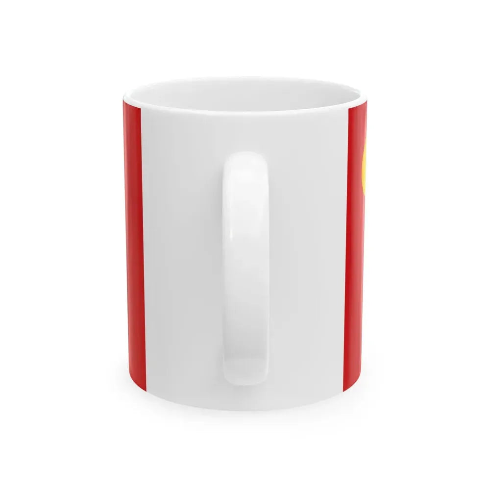 Bandera Partido Vanguardia Popular Costa Rica (Costa Rica) White Coffee Mug - Go Mug Yourself