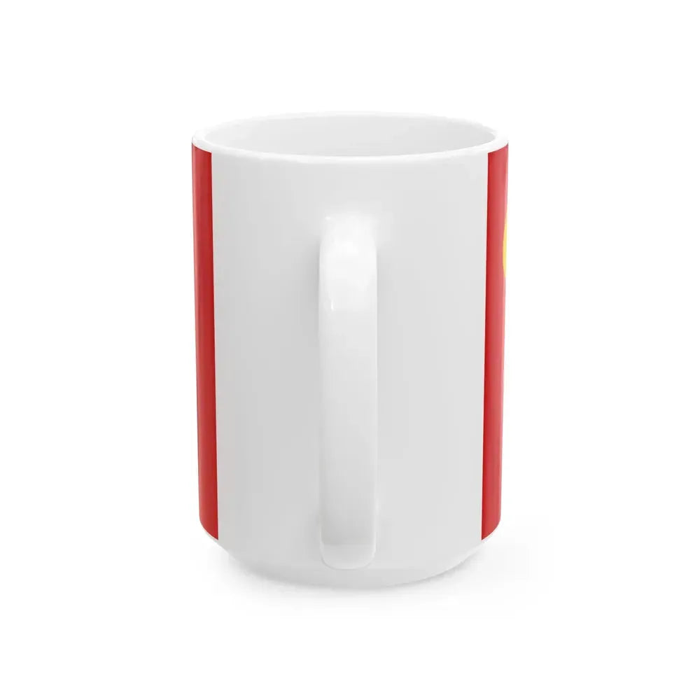 Bandera Partido Vanguardia Popular Costa Rica (Costa Rica) White Coffee Mug - Go Mug Yourself
