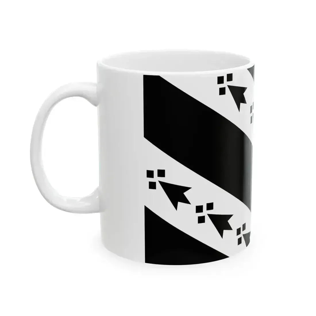 Bandera Pays Rennes (Belgium) White Coffee Mug - Go Mug Yourself