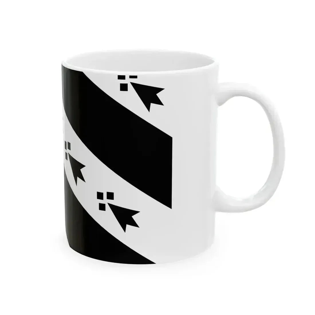 Bandera Pays Rennes (Belgium) White Coffee Mug - Go Mug Yourself