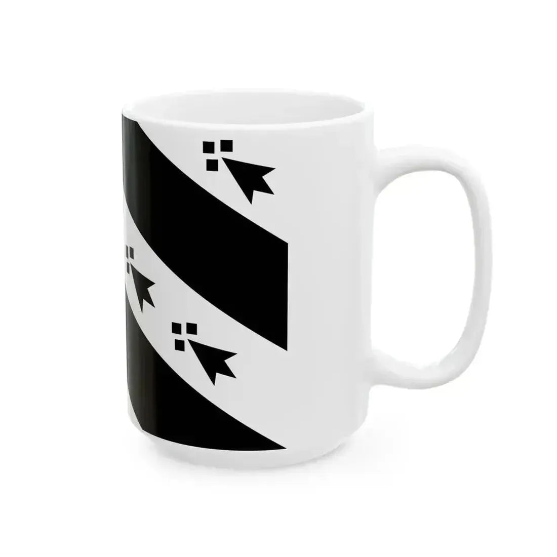 Bandera Pays Rennes (Belgium) White Coffee Mug - Go Mug Yourself