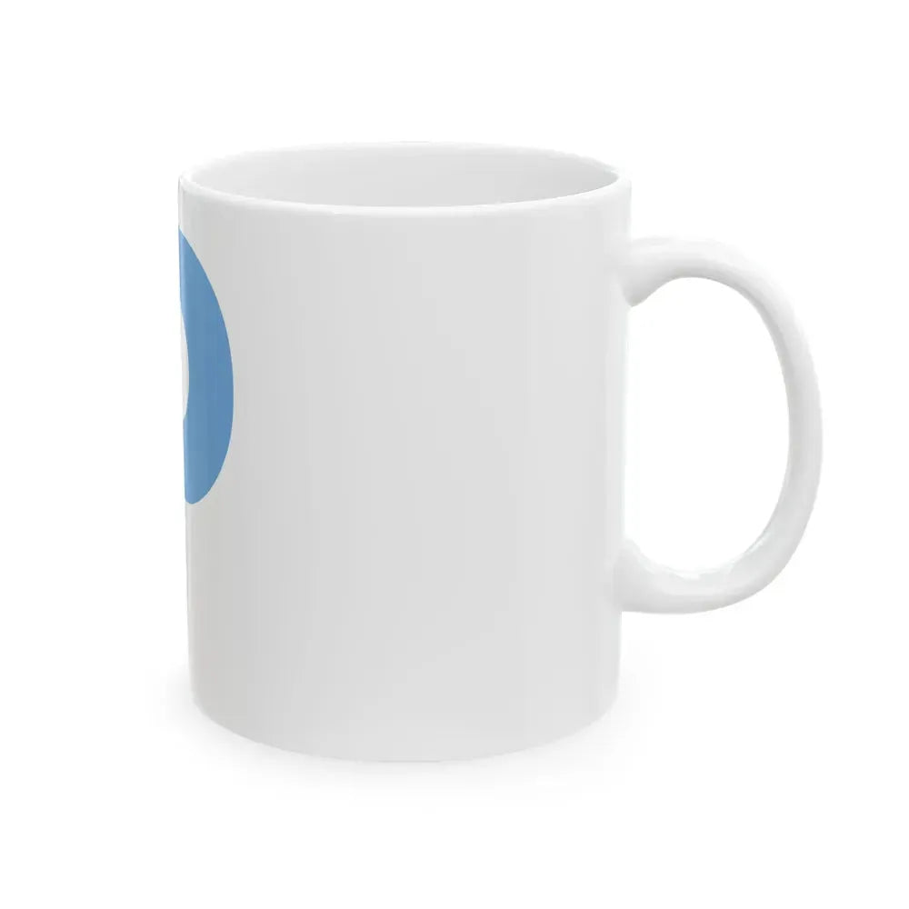 Bandera piloto de la armada Argentina (Argentina) White Coffee Mug - Go Mug Yourself