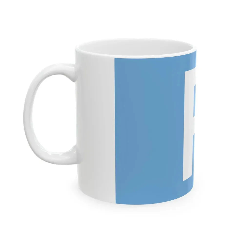 Bandera piloto de la armada Argentina II (Argentina) White Coffee Mug - Go Mug Yourself