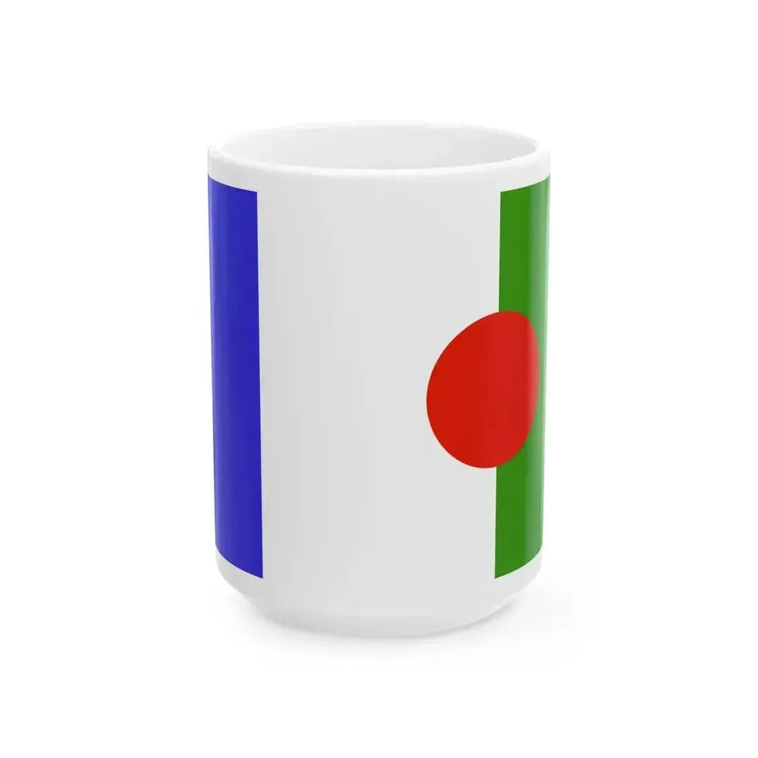 Bandera poble Batwa (Burundi) White Coffee Mug 15oz - Go Mug Yourself