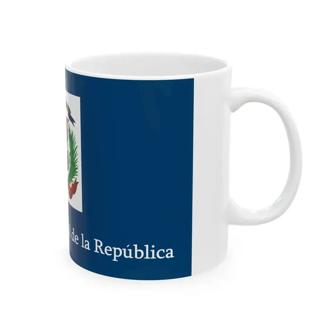 Bandera Procurauria General de la Republica (Dominica) White Coffee Mug - Go Mug Yourself