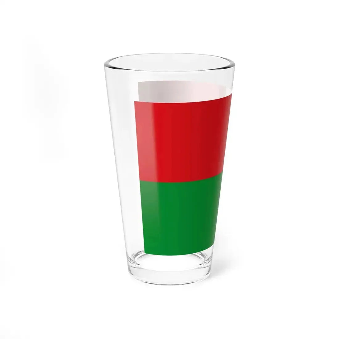 Bandera Provincia Bolívar (Ecuador) Pint Glass 16oz - Go Mug Yourself