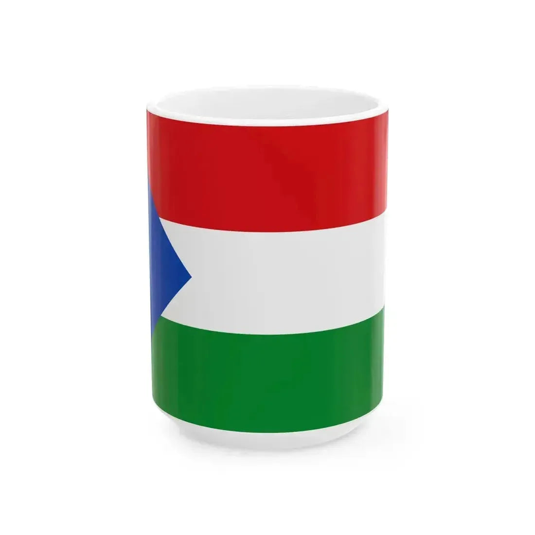 Bandera Provincia Imbabura (Ecuador) White Coffee Mug 15oz - Go Mug Yourself