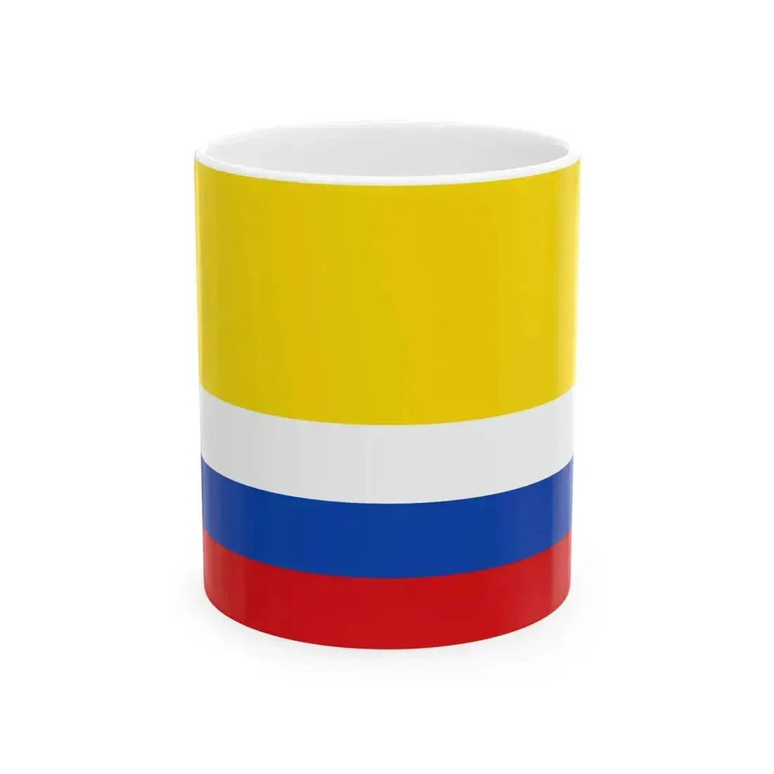 Bandera Provincia Napo (Ecuador) White Coffee Mug 11oz - Go Mug Yourself