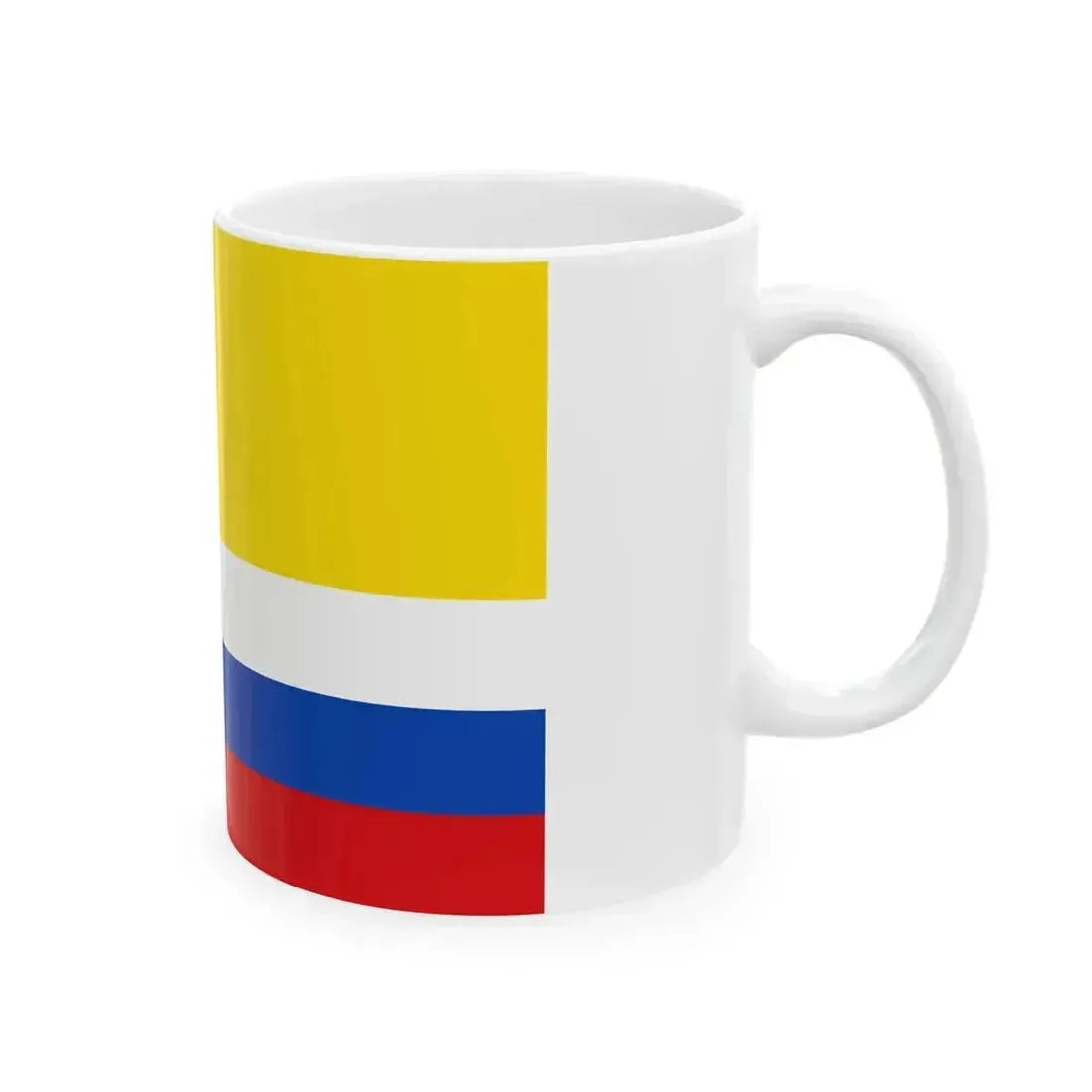 Bandera Provincia Napo (Ecuador) White Coffee Mug - Go Mug Yourself