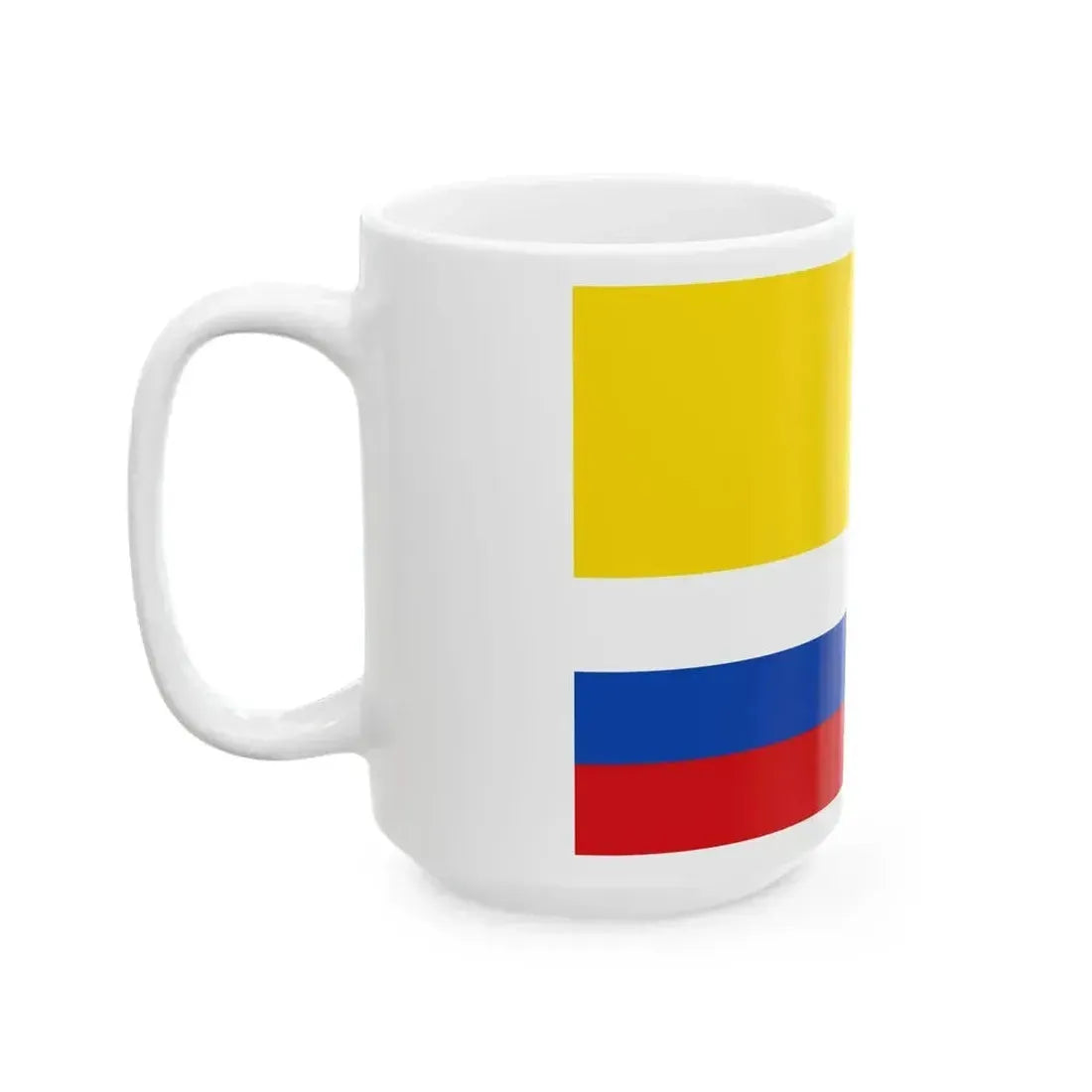 Bandera Provincia Napo (Ecuador) White Coffee Mug - Go Mug Yourself