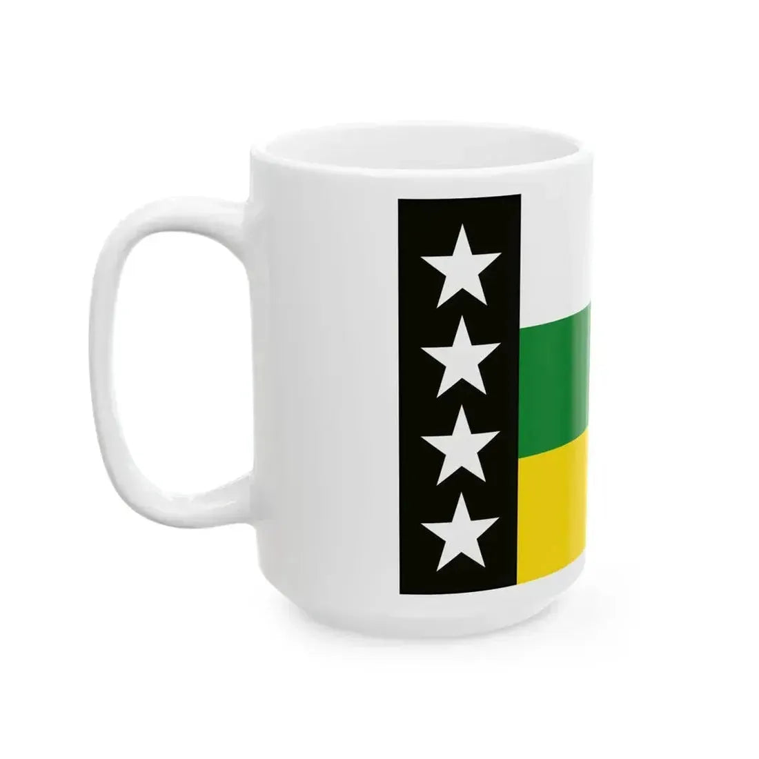 Bandera Provincia Orellana (Ecuador) White Coffee Mug - Go Mug Yourself