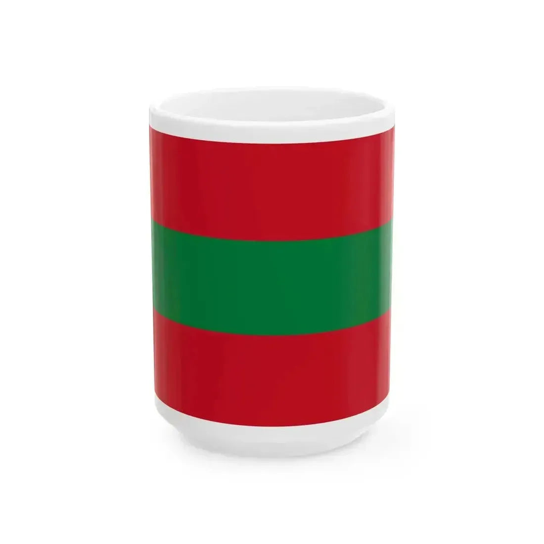 Bandera Provincia Tungurahua (Ecuador) White Coffee Mug 15oz - Go Mug Yourself