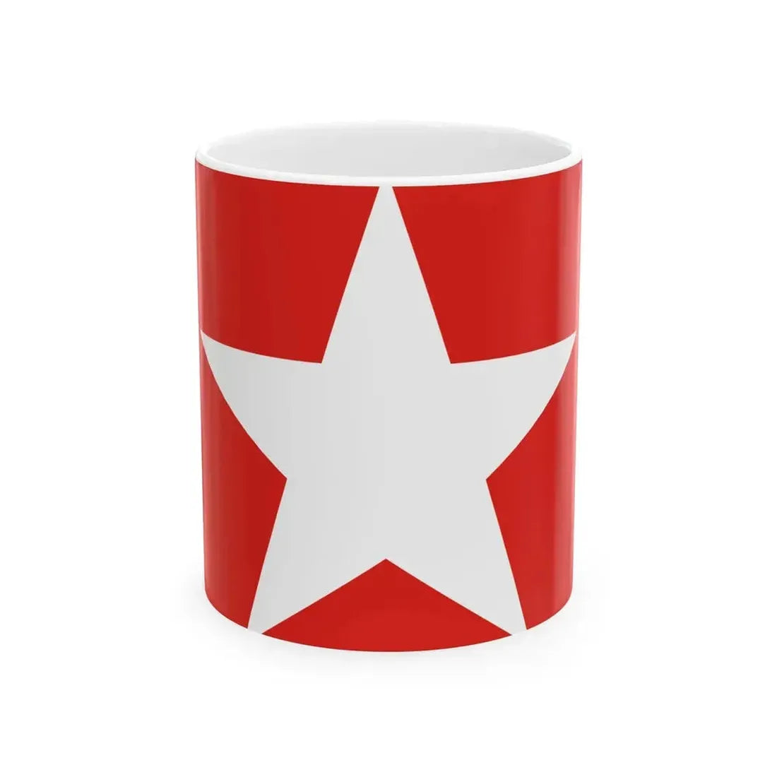 Bandera Pueblo Unido Costa Rica (Costa Rica) White Coffee Mug 11oz - Go Mug Yourself