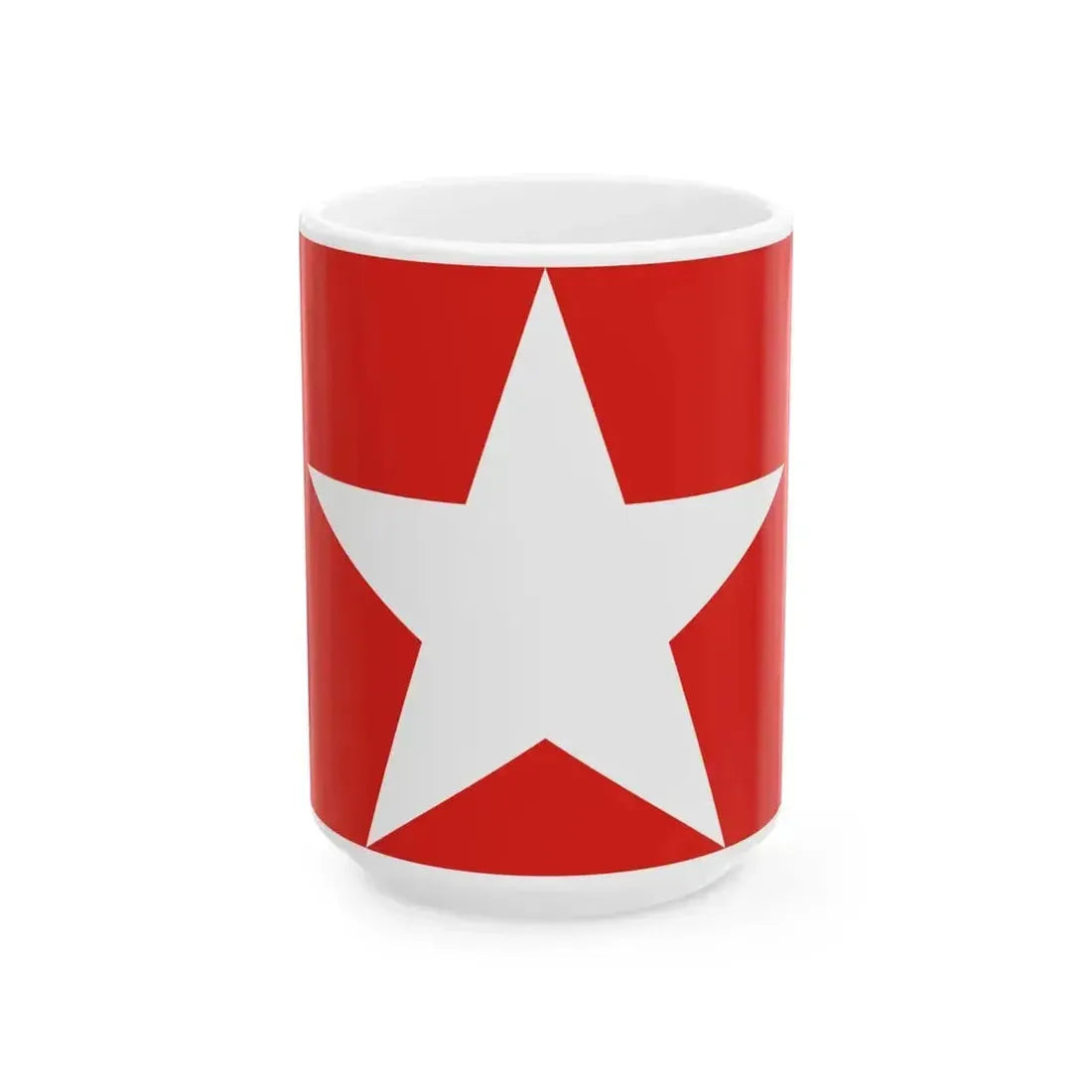 Bandera Pueblo Unido Costa Rica (Costa Rica) White Coffee Mug 15oz - Go Mug Yourself