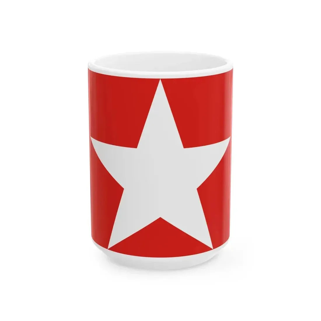 Bandera Pueblo Unido Costa Rica (Costa Rica) White Coffee Mug 15oz - Go Mug Yourself