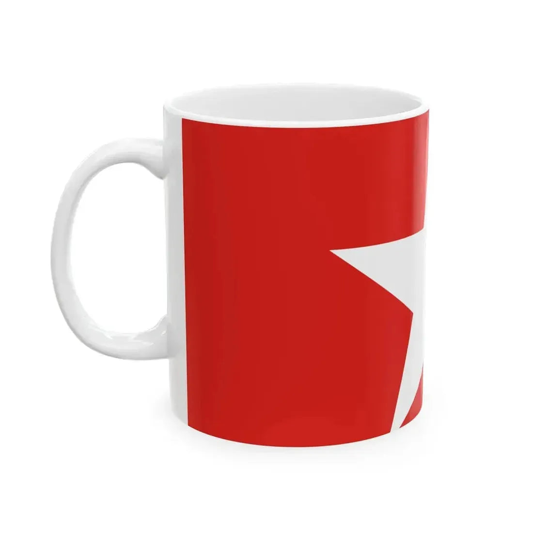 Bandera Pueblo Unido Costa Rica (Costa Rica) White Coffee Mug - Go Mug Yourself