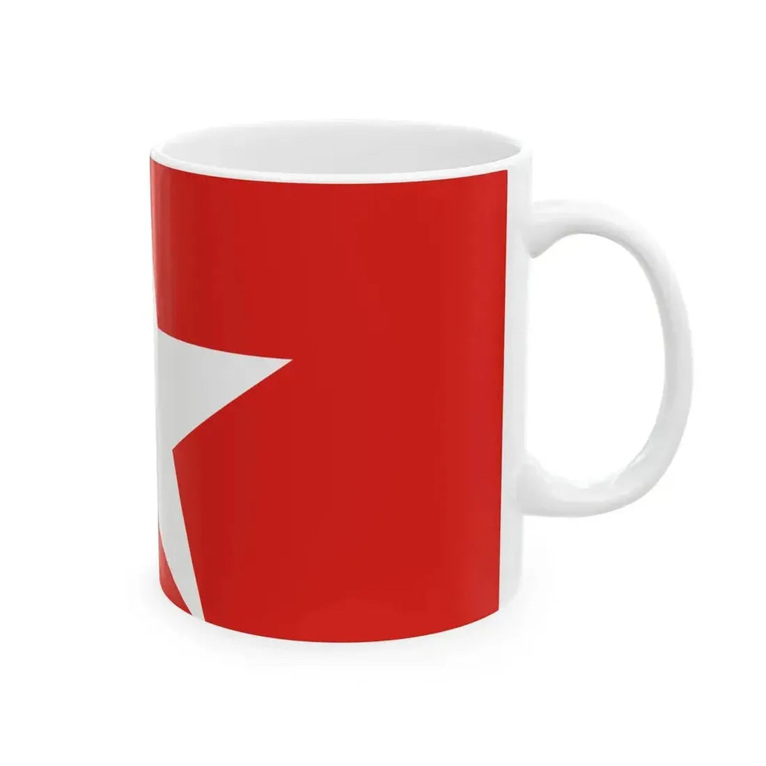 Bandera Pueblo Unido Costa Rica (Costa Rica) White Coffee Mug - Go Mug Yourself