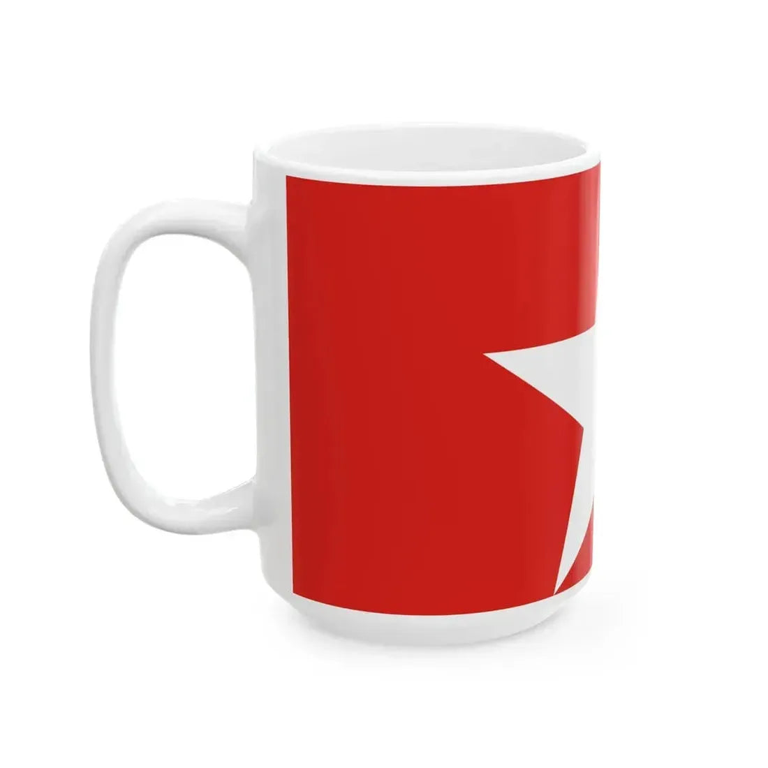 Bandera Pueblo Unido Costa Rica (Costa Rica) White Coffee Mug - Go Mug Yourself