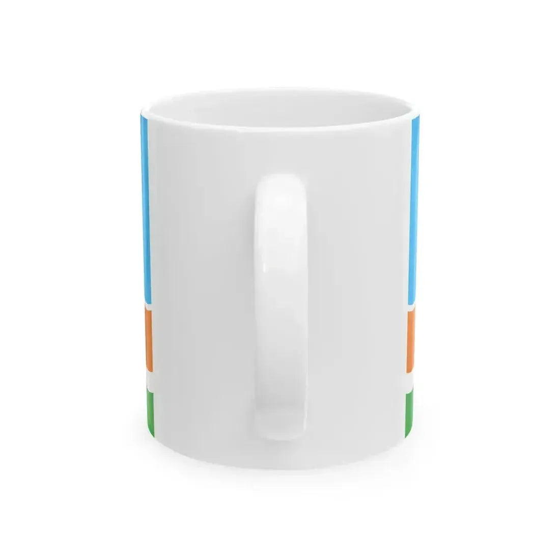 Bandera Region San Martin (Peru) White Coffee Mug - Go Mug Yourself