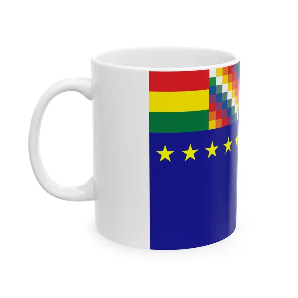 BANDERA REIVINDICACION MARITIMA BOLIVIA (Bolivia) White Coffee Mug - Go Mug Yourself