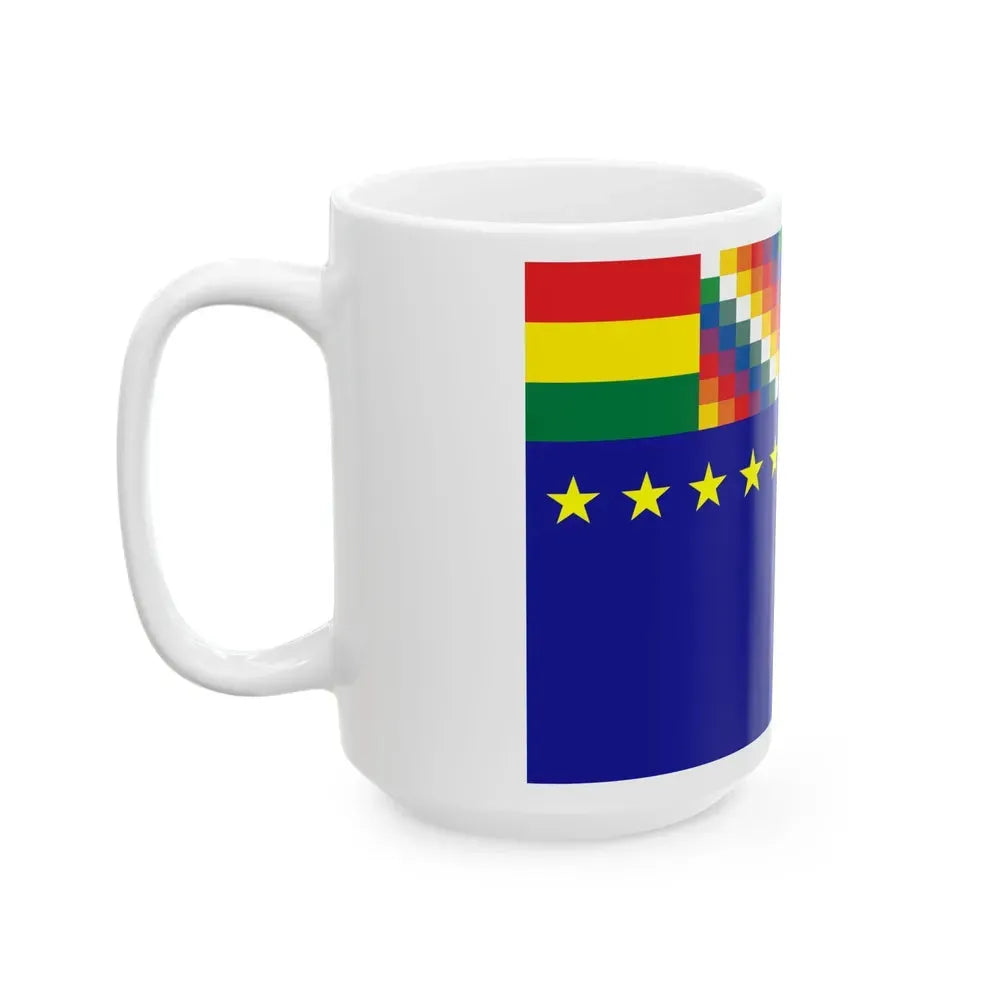 BANDERA REIVINDICACION MARITIMA BOLIVIA (Bolivia) White Coffee Mug - Go Mug Yourself