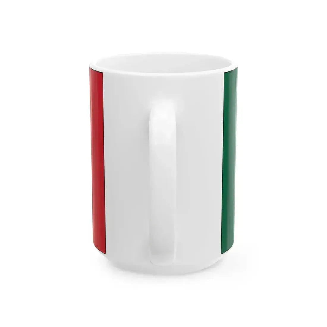 Bandera Republia Restaurada Mexico Liberal 1846 a 1879 (Mexico) White Coffee Mug - Go Mug Yourself