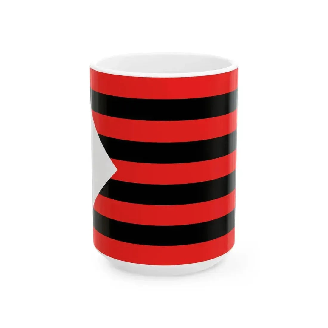 Bandera Ungheni (Moldova) White Coffee Mug 15oz - Go Mug Yourself