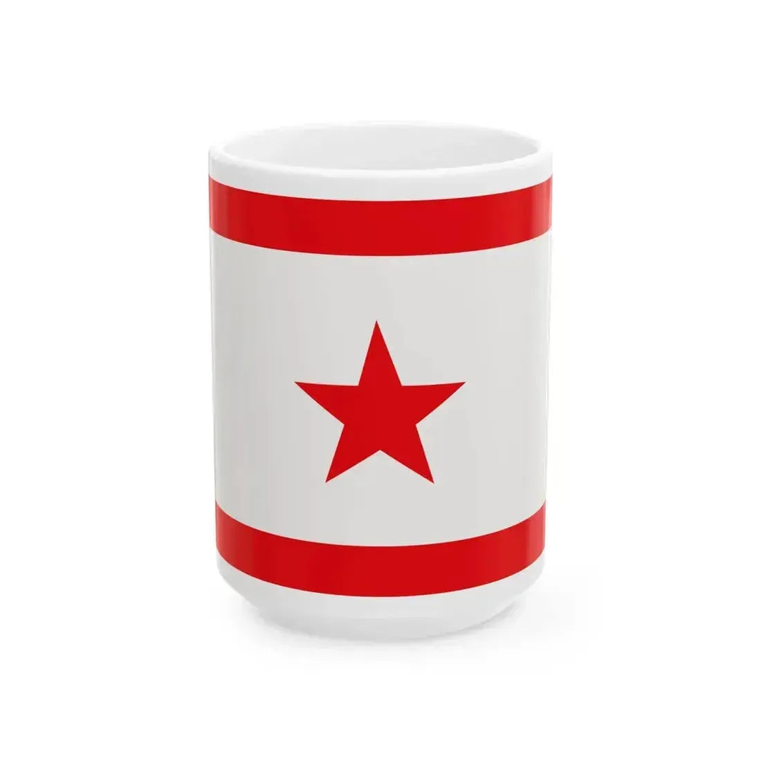 Bandera UNLF (India) White Coffee Mug 15oz - Go Mug Yourself