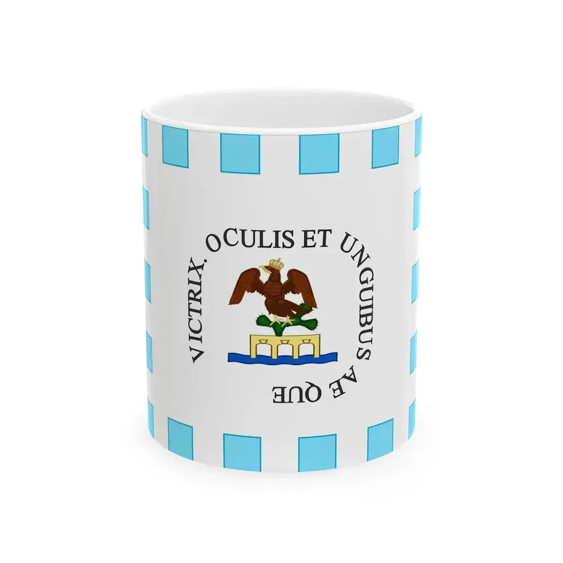 Bandera y Estandarte de Morelos (Mexico) White Coffee Mug 11oz - Go Mug Yourself