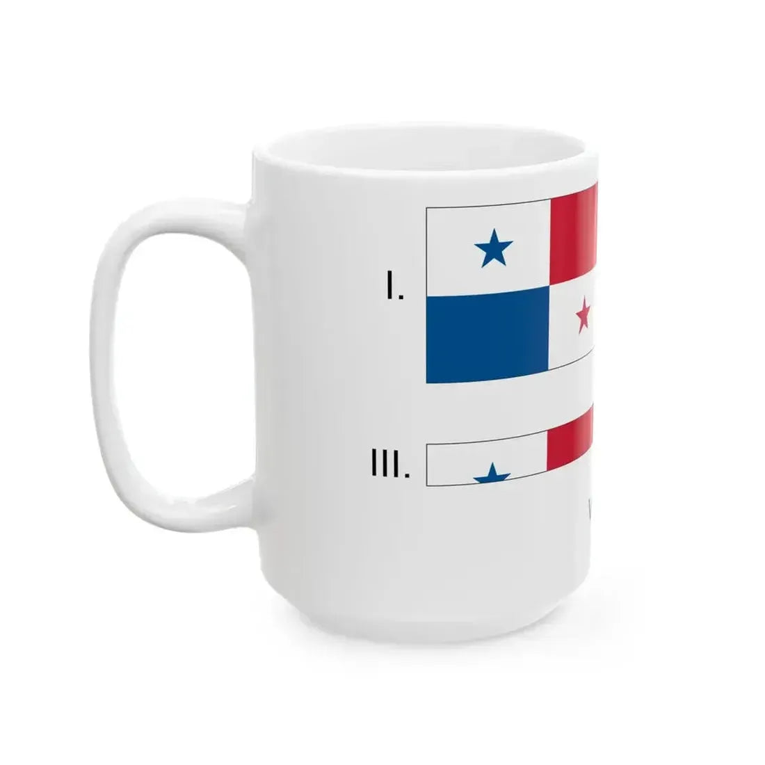 Banderapandoblar (Panama) White Coffee Mug - Go Mug Yourself