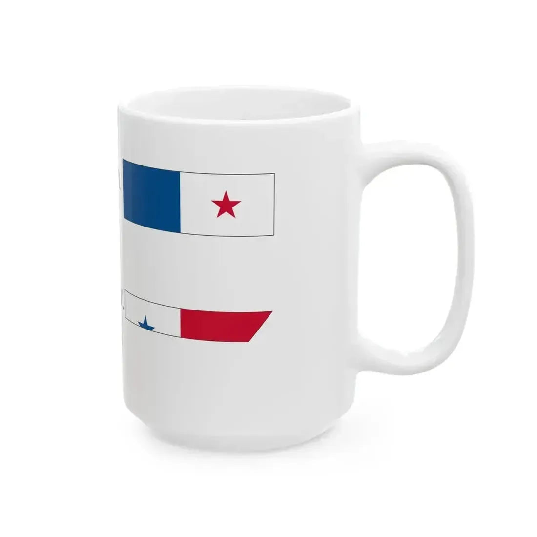 Banderapandoblar (Panama) White Coffee Mug - Go Mug Yourself