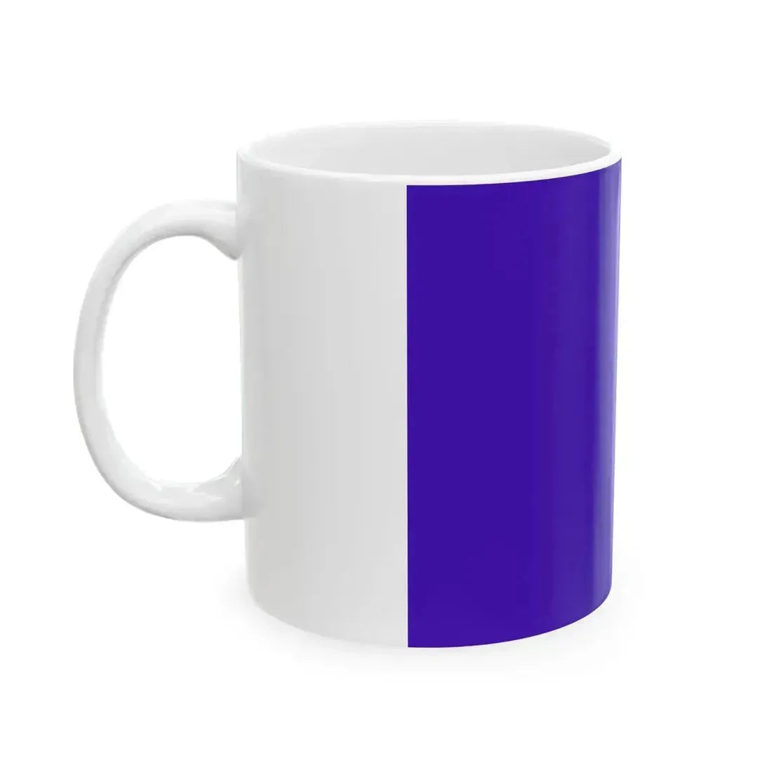Bandiera di Alassio senza lo stemma (Italy) White Coffee Mug - Go Mug Yourself